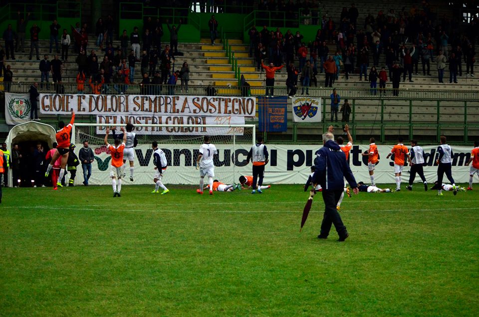 Pistoiese-Teramo 2-1. Videoservizio di Gianni Zei